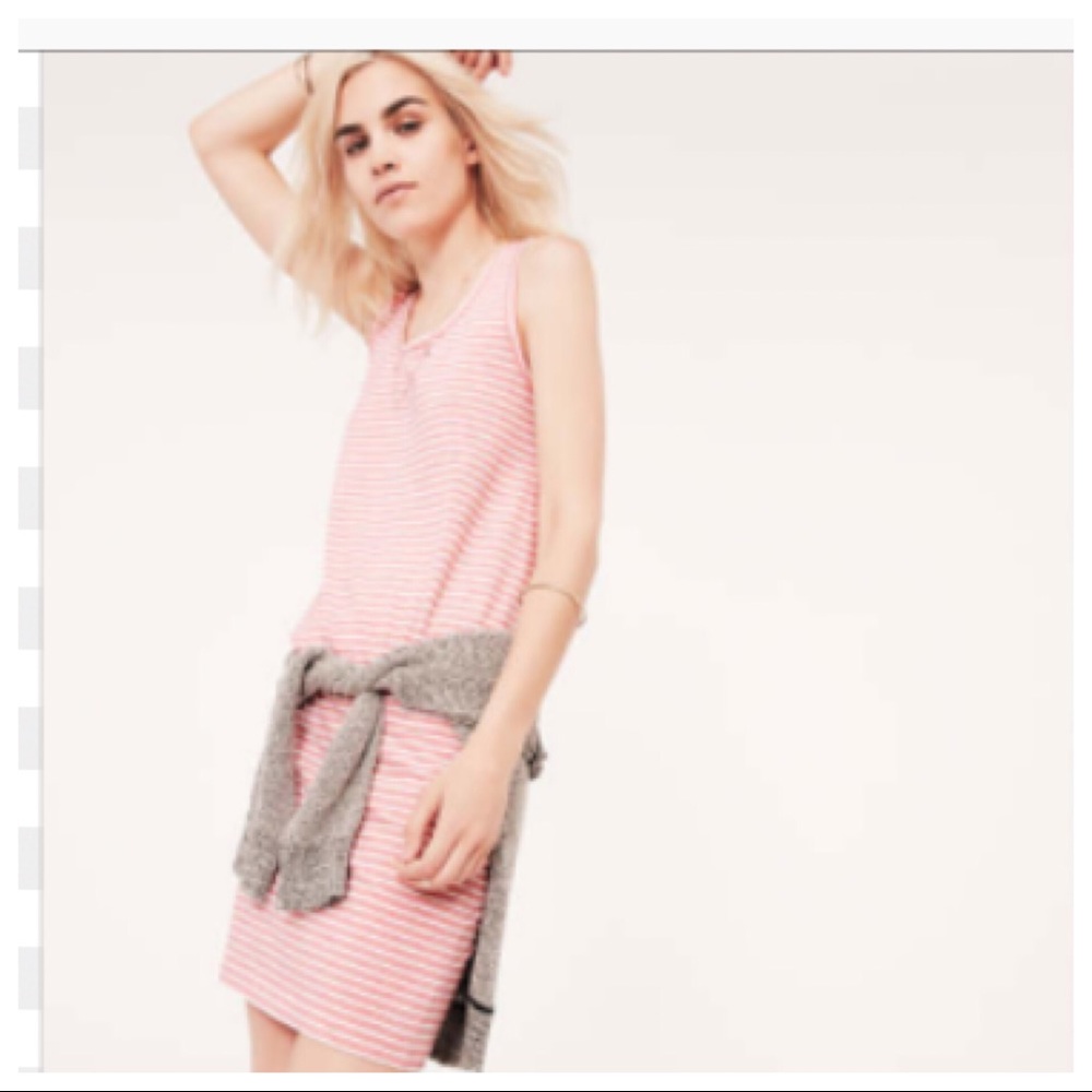 LOU & GREY Drop Waist Dress Size Medium - Picture 5 of 5